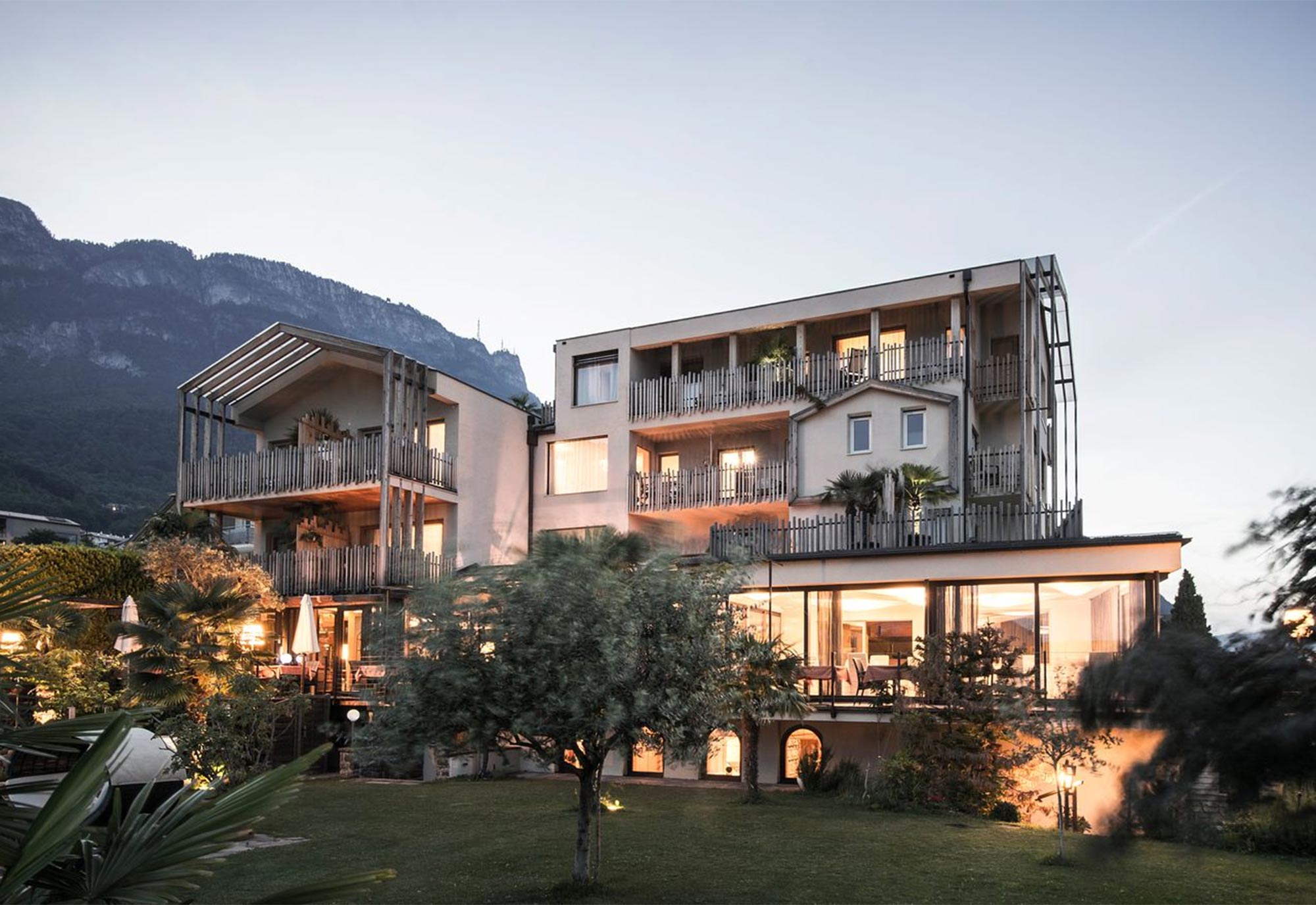 Das Panorama in Kaltern an der Weinstraße