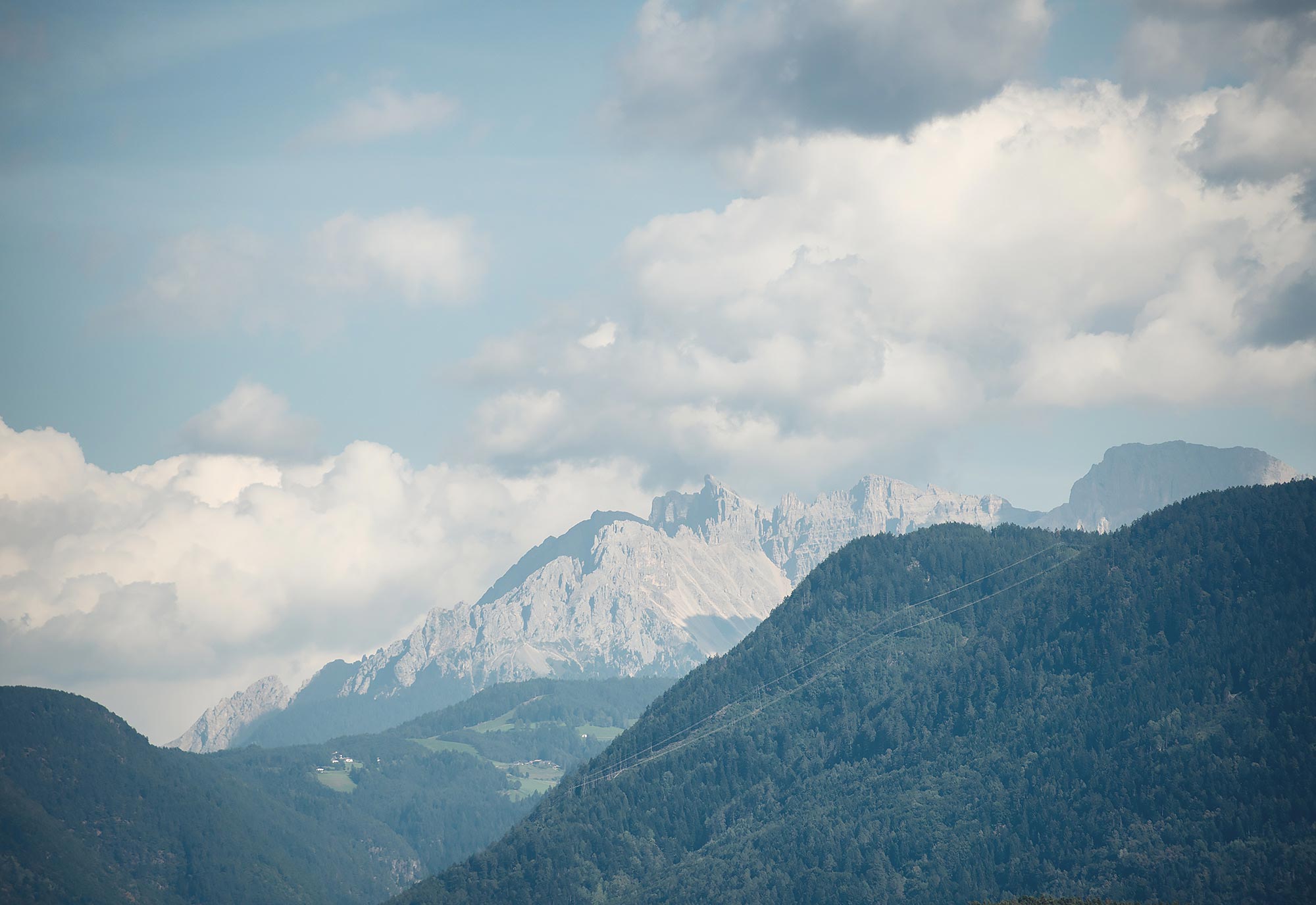 Ausblick auf die Berge